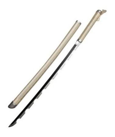 Insouke White Katana - Wooden (no sharp edge) Life-sized - 104 cm #004