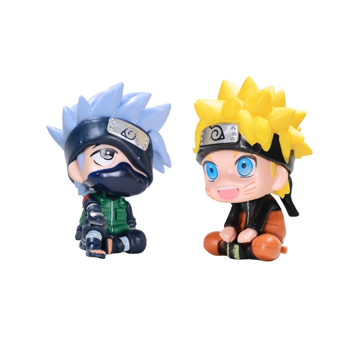 Naruto & Kakashi sitting chibi - Set of 2