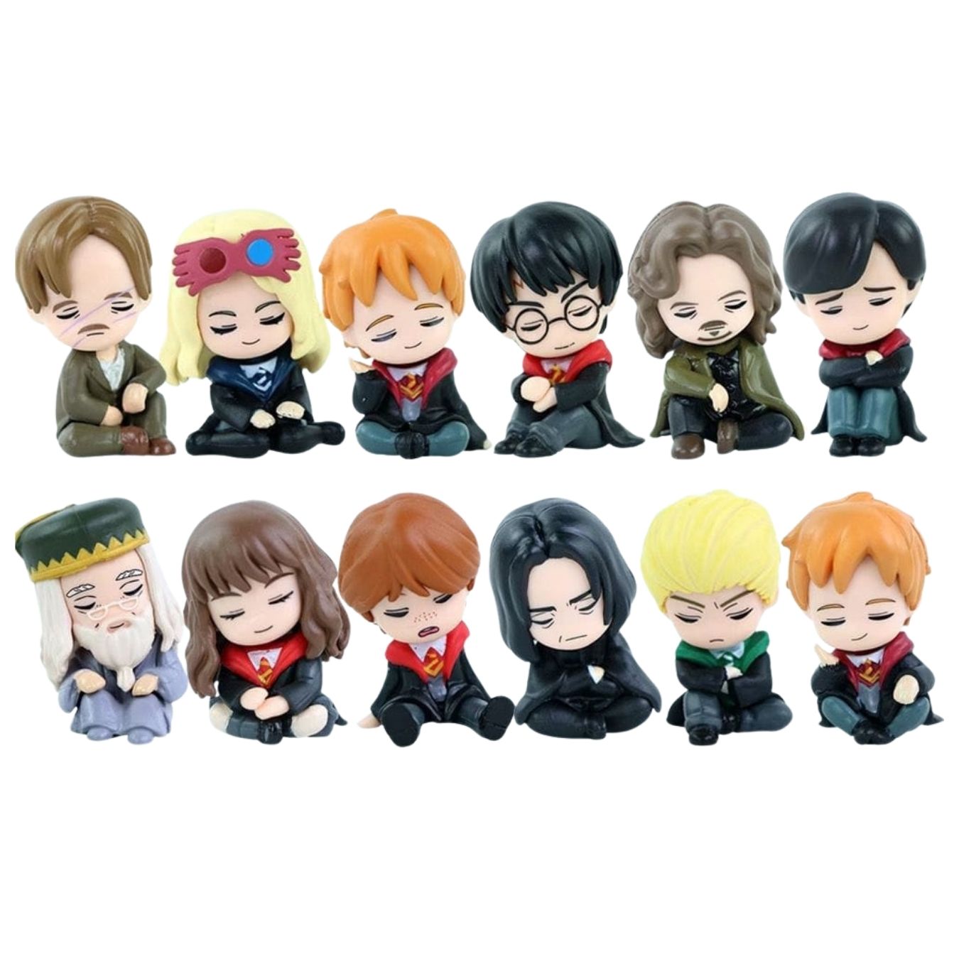 Cute Sleeping Harry Potter & Friends (6 cm) - Set of 12