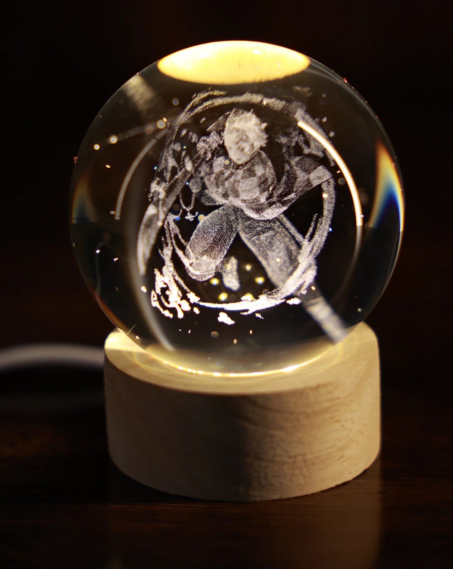 Tanjiro - Crystal Lamp