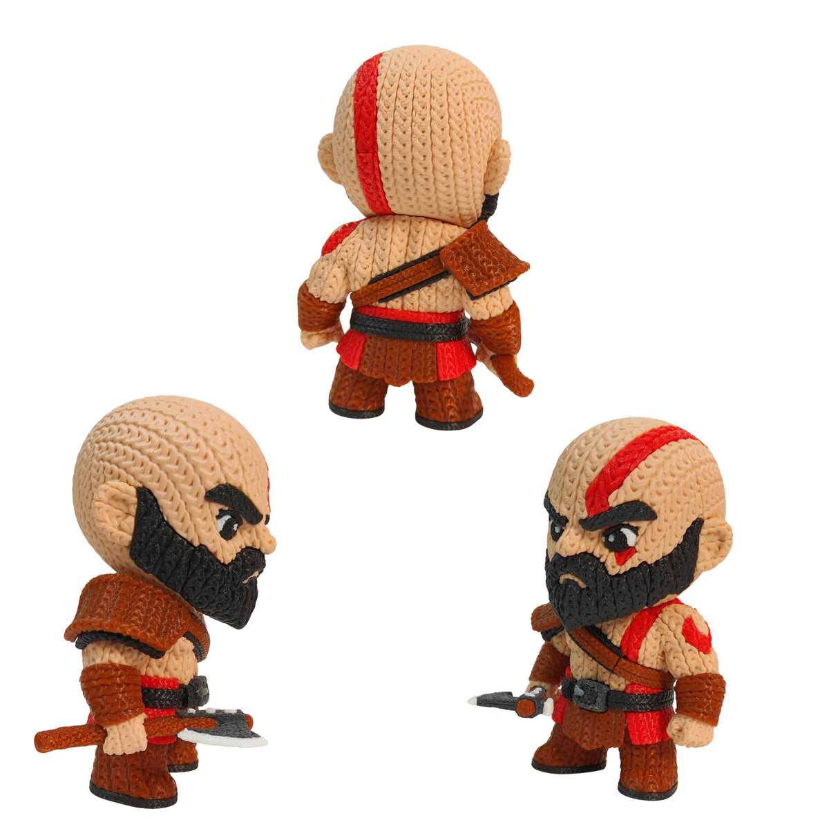 God of War Kratos Knitted Effect Mini Figure (10 cm)