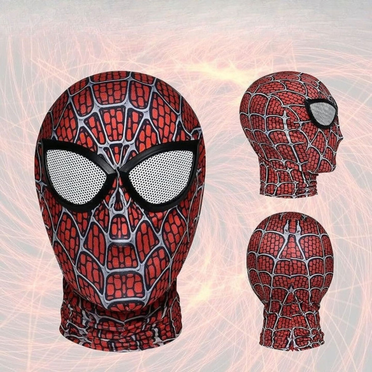 Spiderman Mask Classic Raimi Style (Free size)