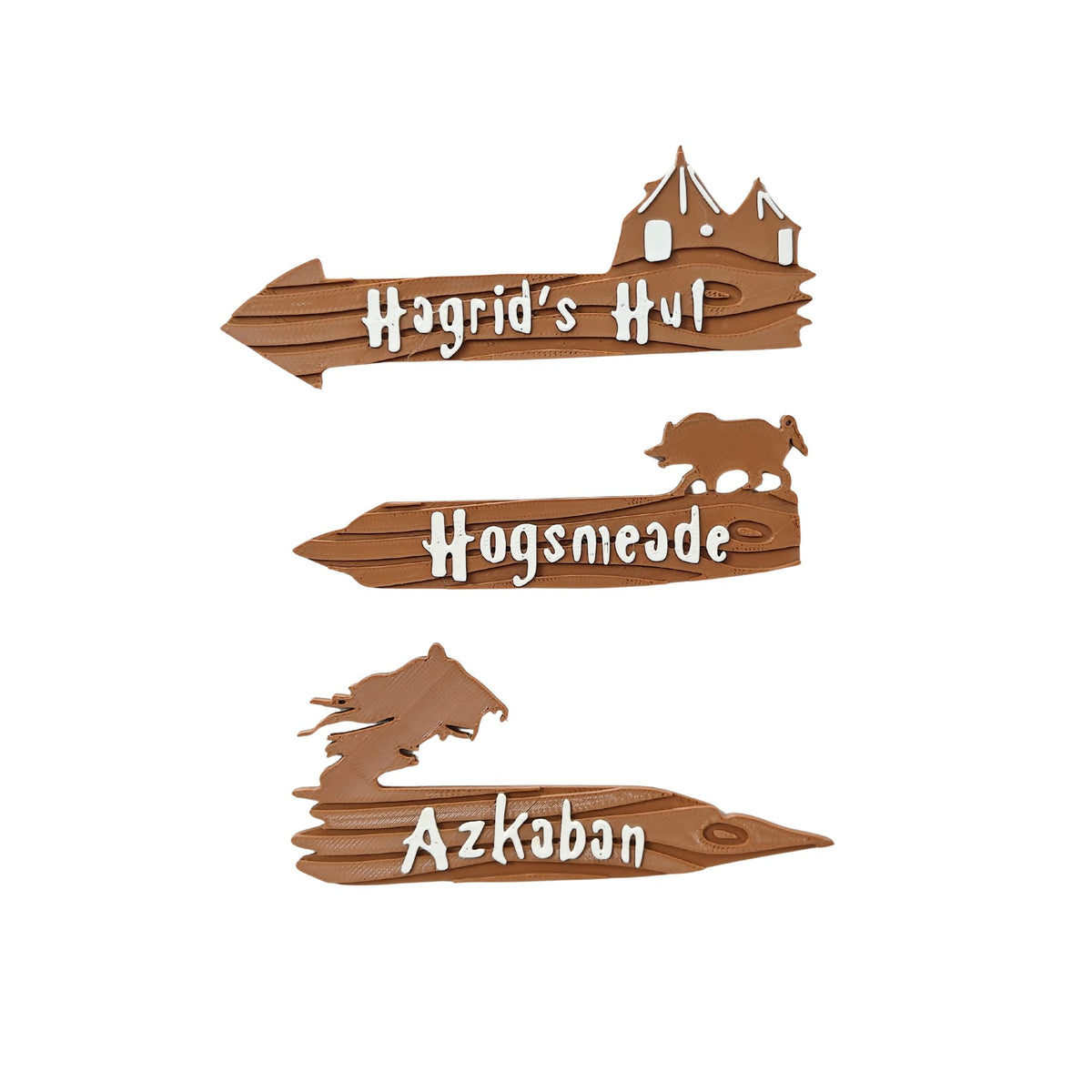 Hogwarts Direction Signs Magnet Set of 6 (11 cm)