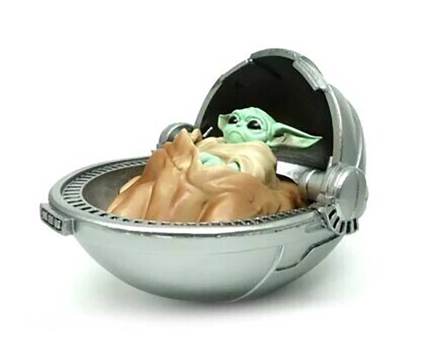 Baby Yoda in rocking Pod