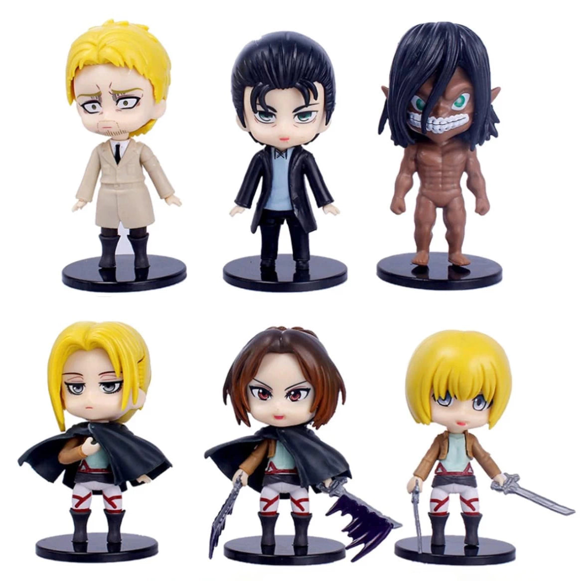 Attack On Titan (15 cm) | Set of 6