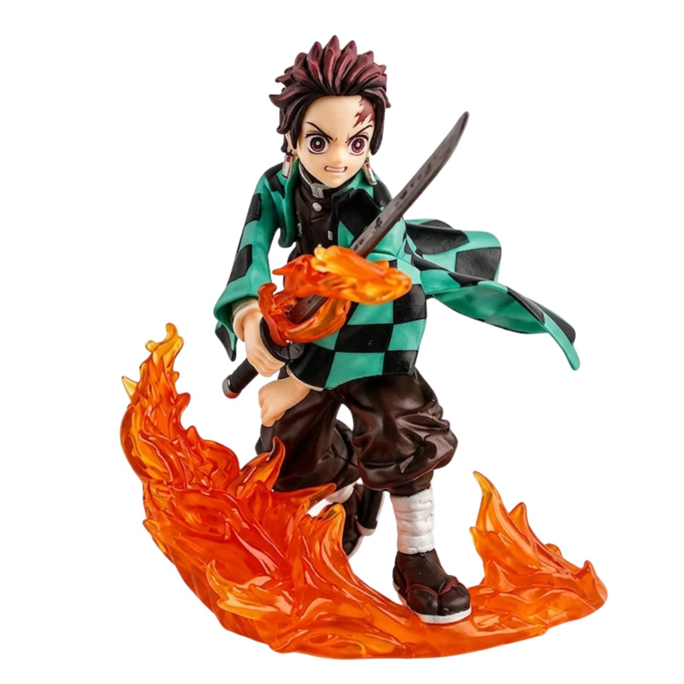 Tanjiro Kamado Hinokami Kagura Action Figure (12 cm) | Demon Slayer