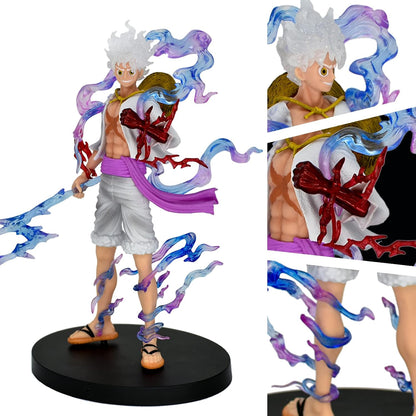 Luffy Gear 5 purple-blue lighting - One Piece (superb details)