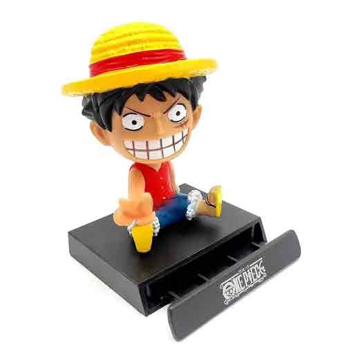Luffy Bobblehead (with mobile holder tray)