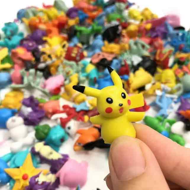 Mini Pokemon Figures 24 piece set (random figures, all unique)