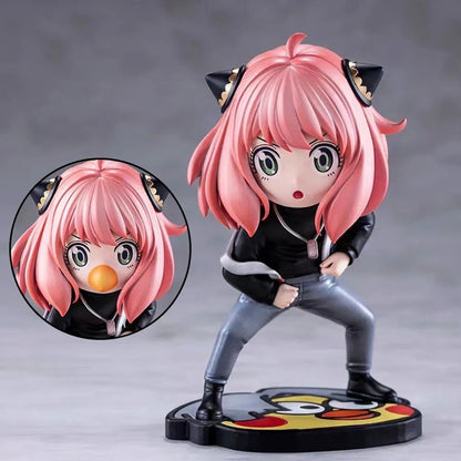Anya forger with magnetically attachable chicken nose