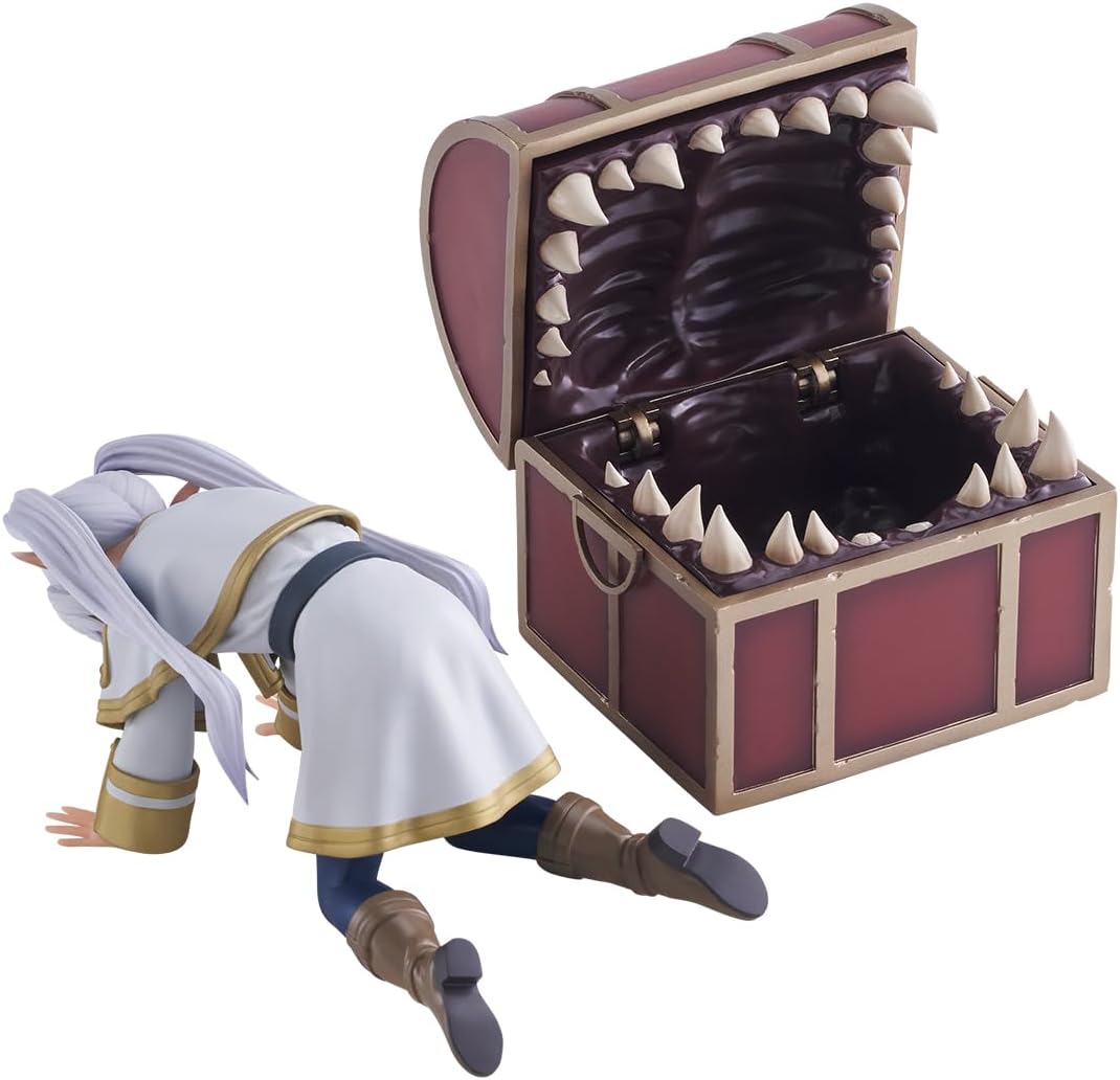 Frieren in the jaws of a Mimic Chest | Frieren: Beyond Journey's End