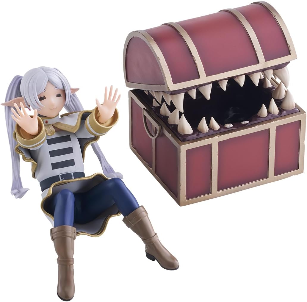 Frieren in the jaws of a Mimic Chest | Frieren: Beyond Journey's End