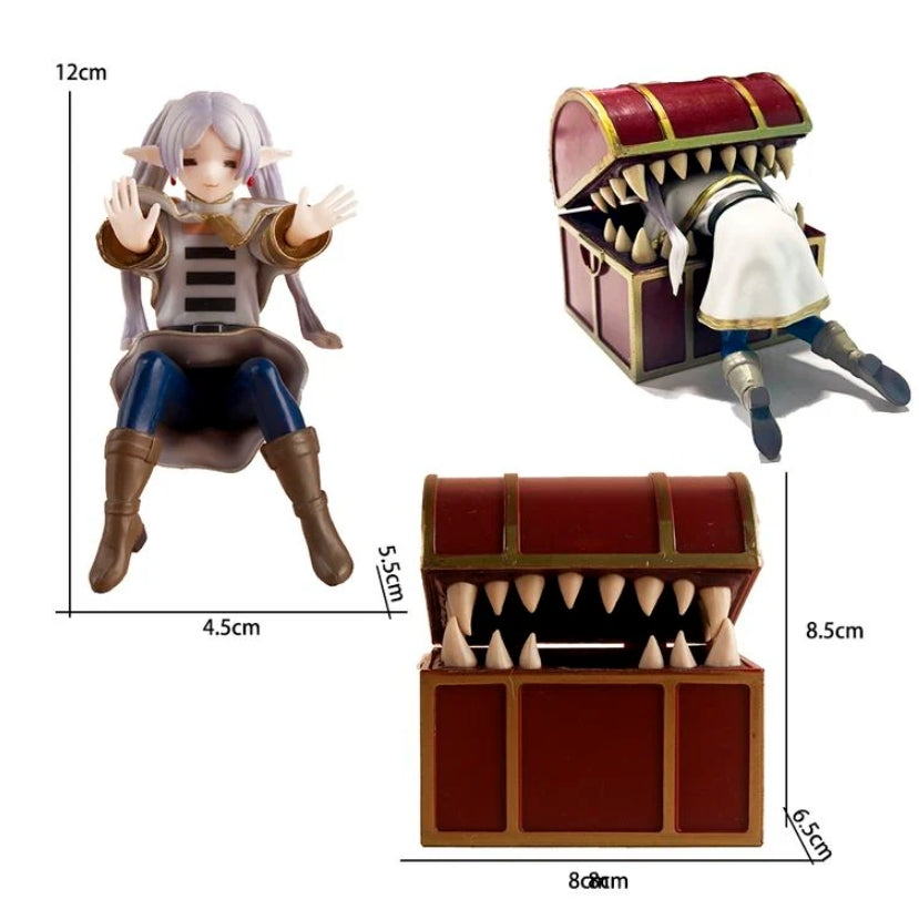 Frieren in the jaws of a Mimic Chest | Frieren: Beyond Journey's End
