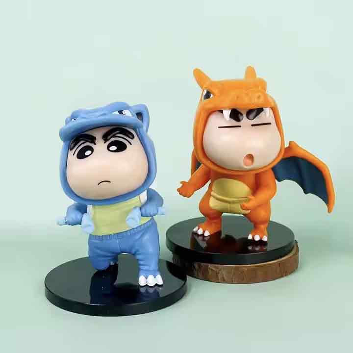 Shinchan cosplaying as Pokemons set x6