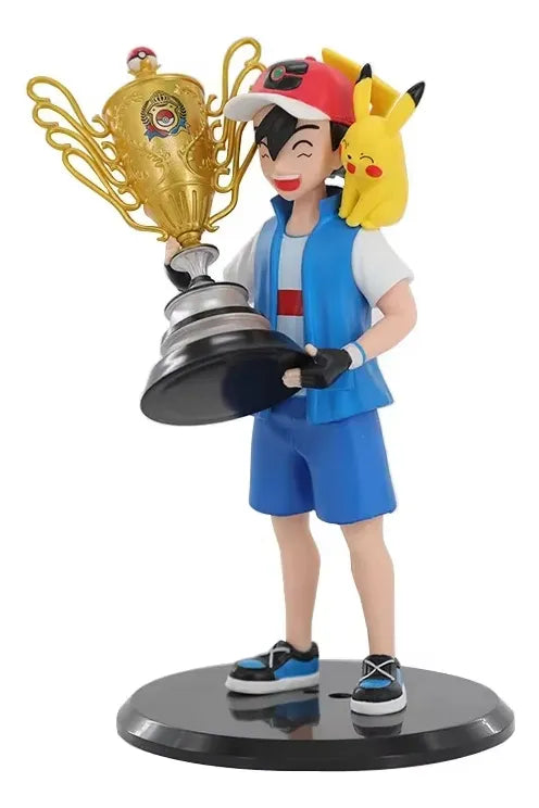 Ash & Pikachu with trophy
