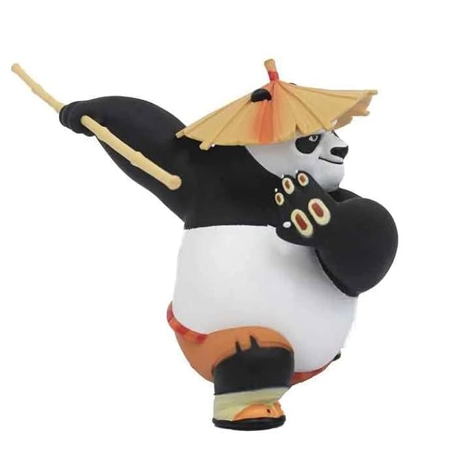 Kung Fu Panda in action (separable hat)