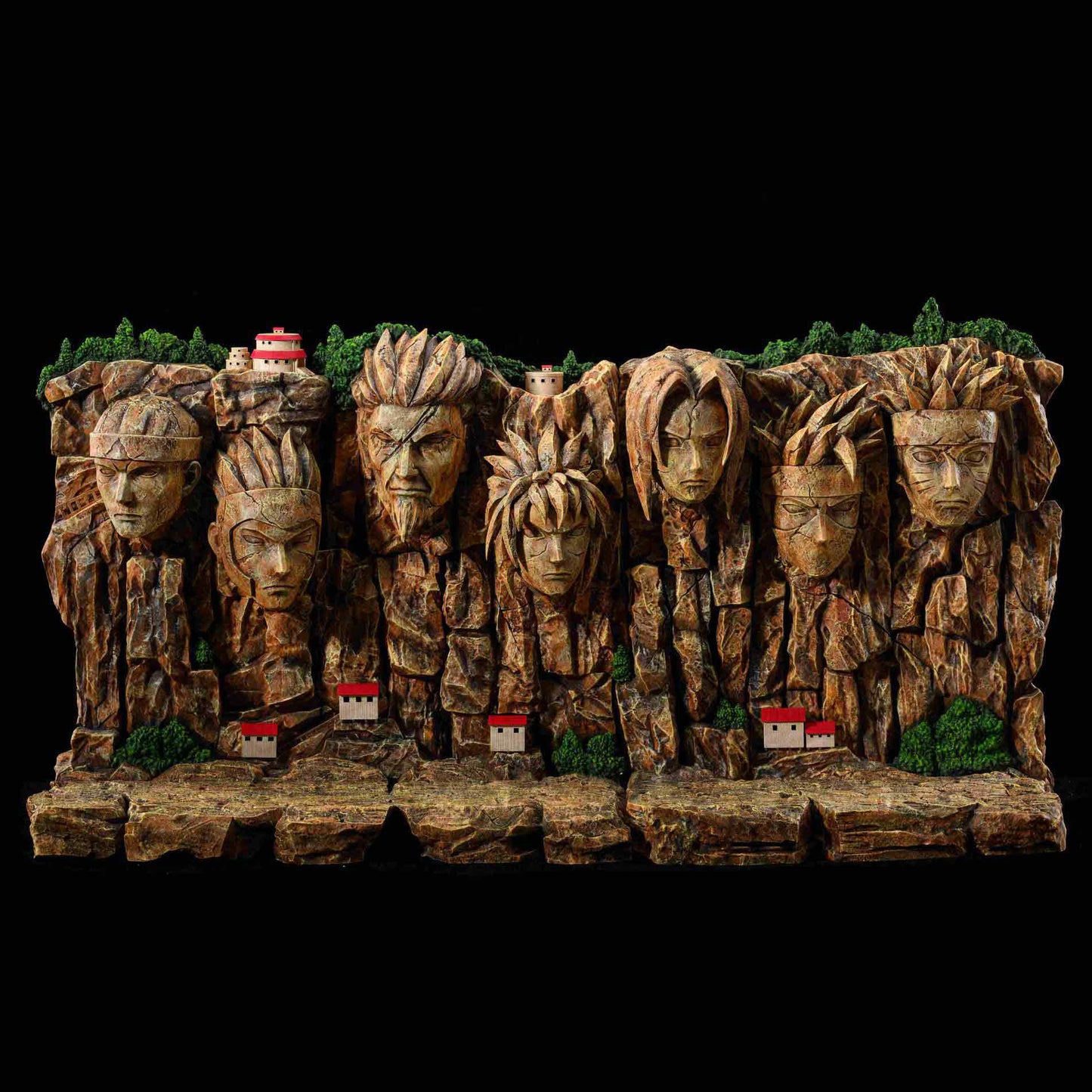 Hokage Wall (including Seventh Hokage) - Naruto