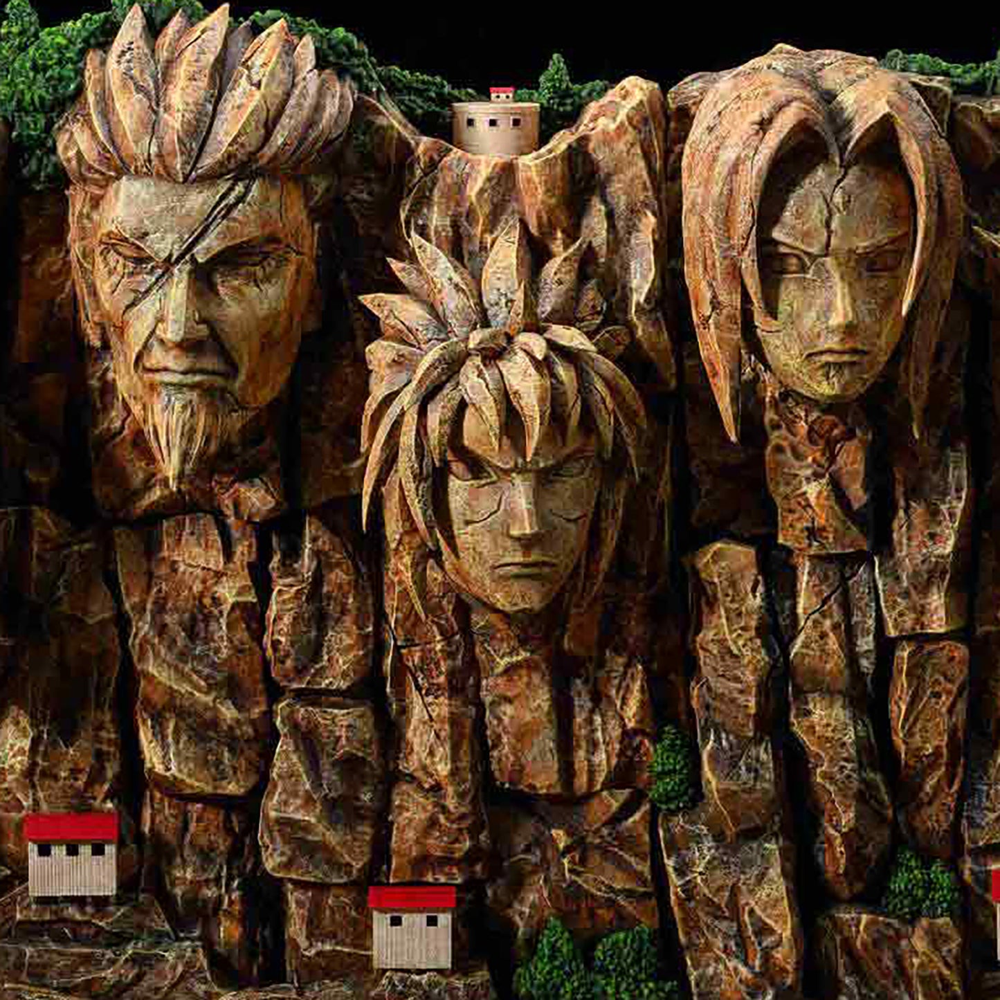 Hokage Wall (including Seventh Hokage) - Naruto