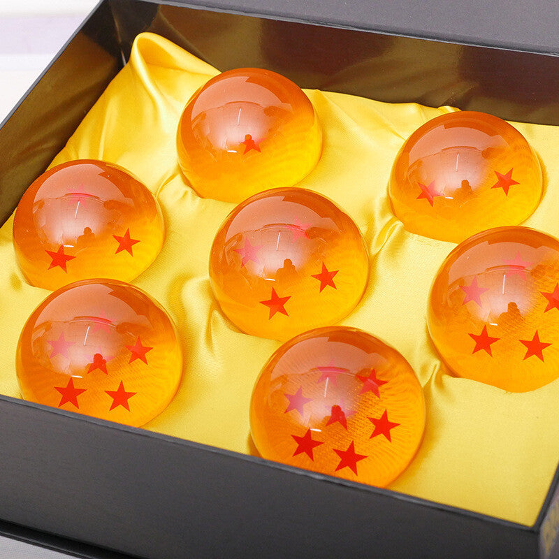 7 Dragon Balls set - all stars (transparent) | Dragon Ball