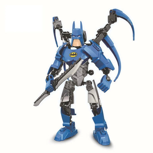Bricks Superheroes Fusion Moveable Building Blocks (with instruction Manual) - Batman Inspired