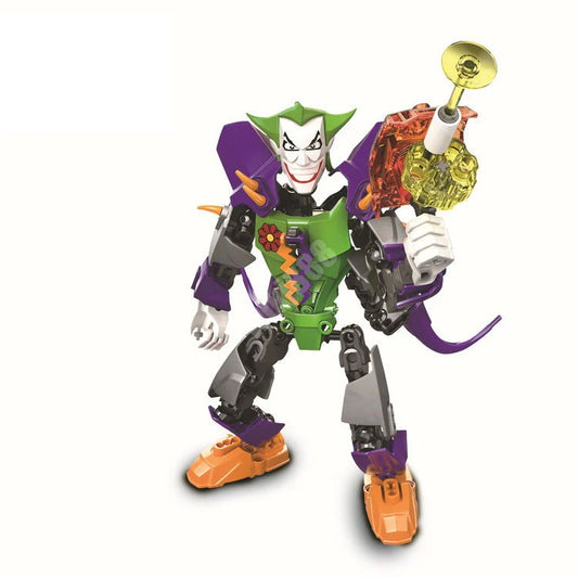 Bricks Superheroes Fusion Moveable Building Blocks (with instruction Manual) - Joker Inspired