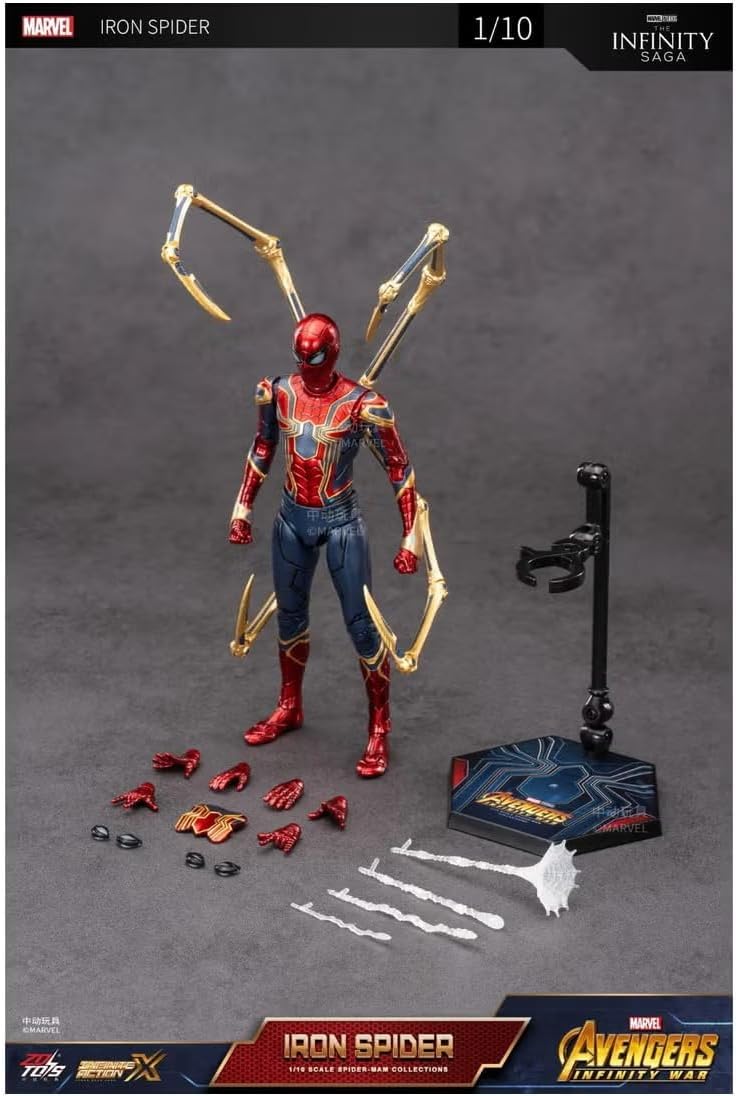 Iron Spider (Spiderman) | 1/10 scale (18cm) | ZD Toys