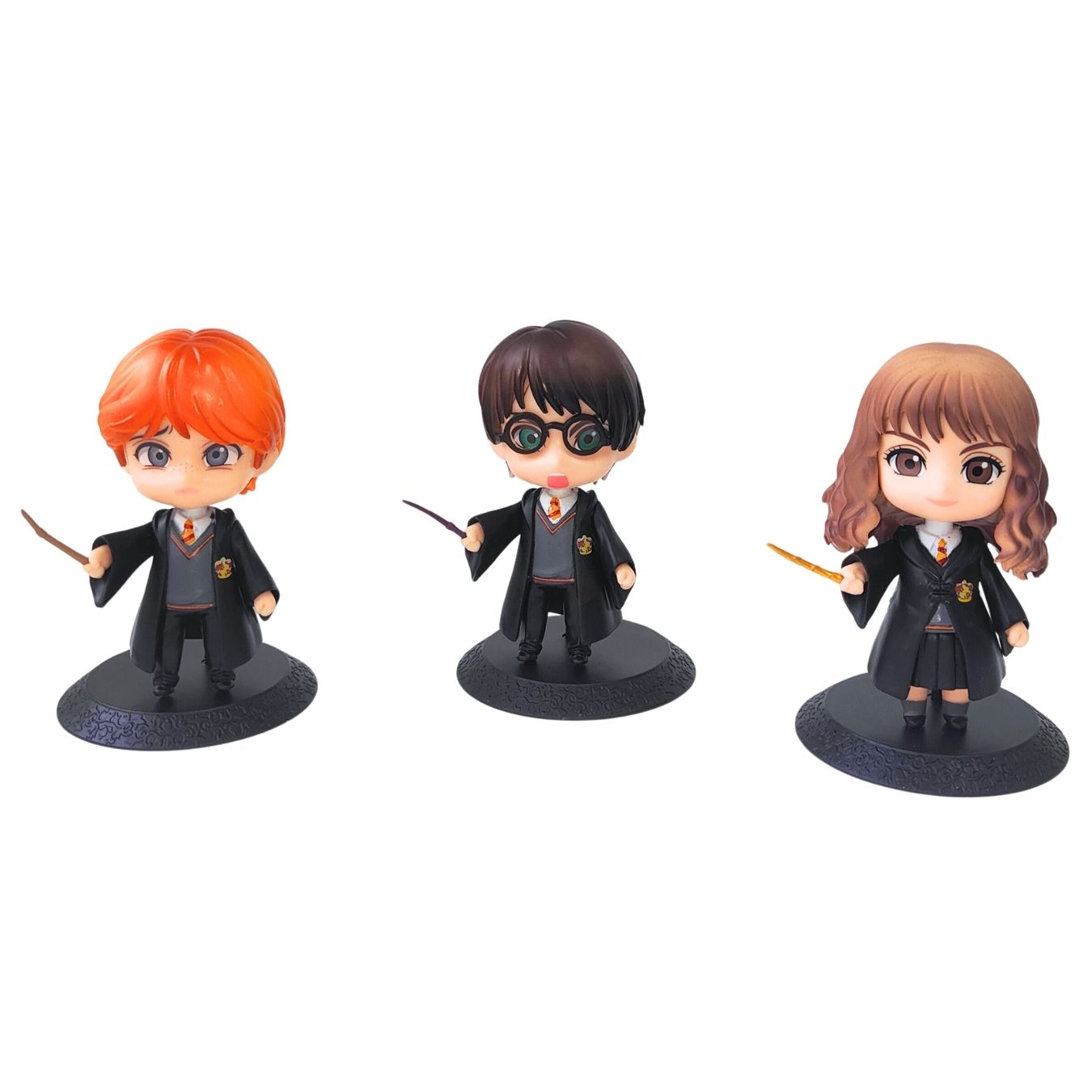 Harry Potter Trio with Wands (set of 3) (8 cm) | Harry Potter