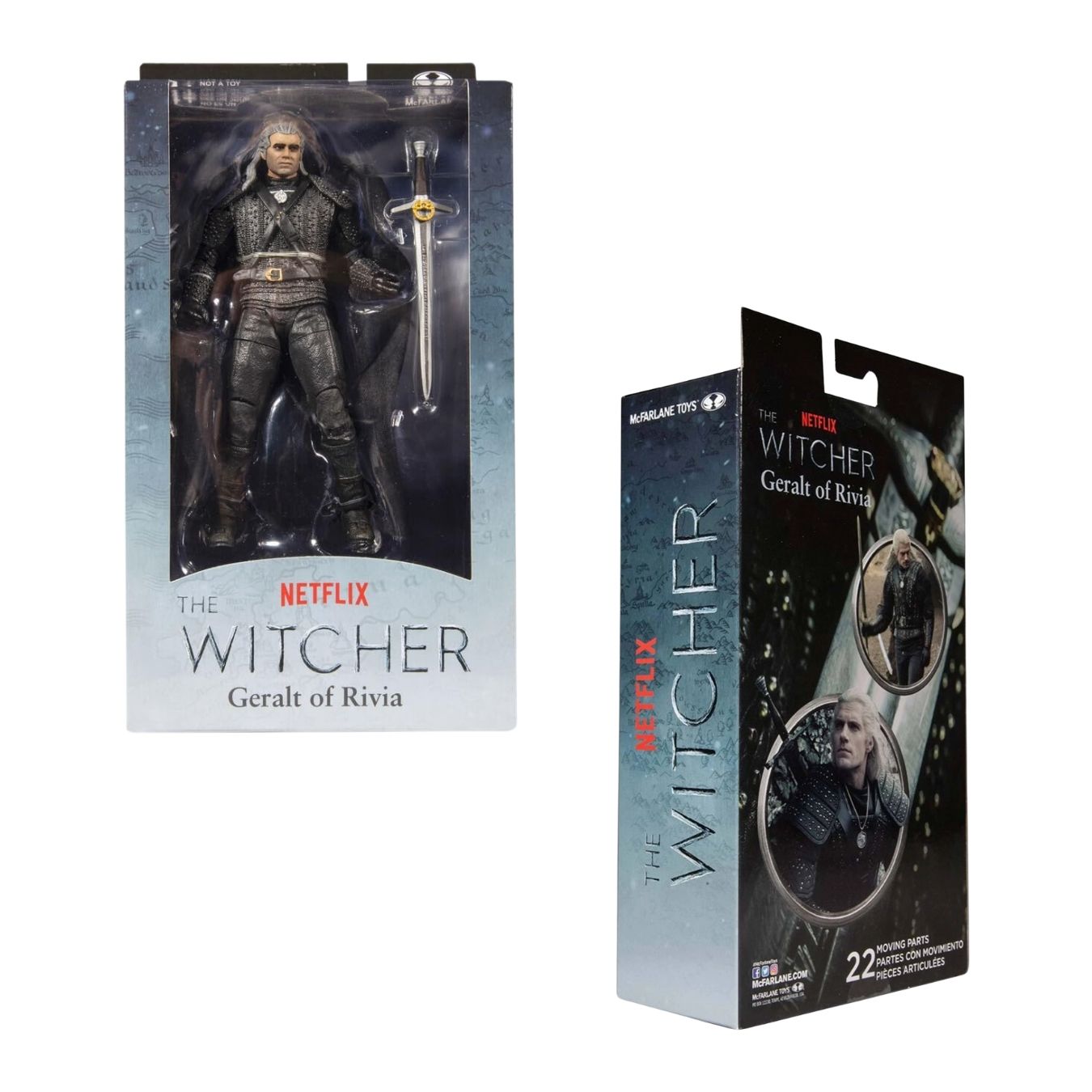 Geralt of Rivia (17 cm) | The Witcher | Brand - McFarlane Toys