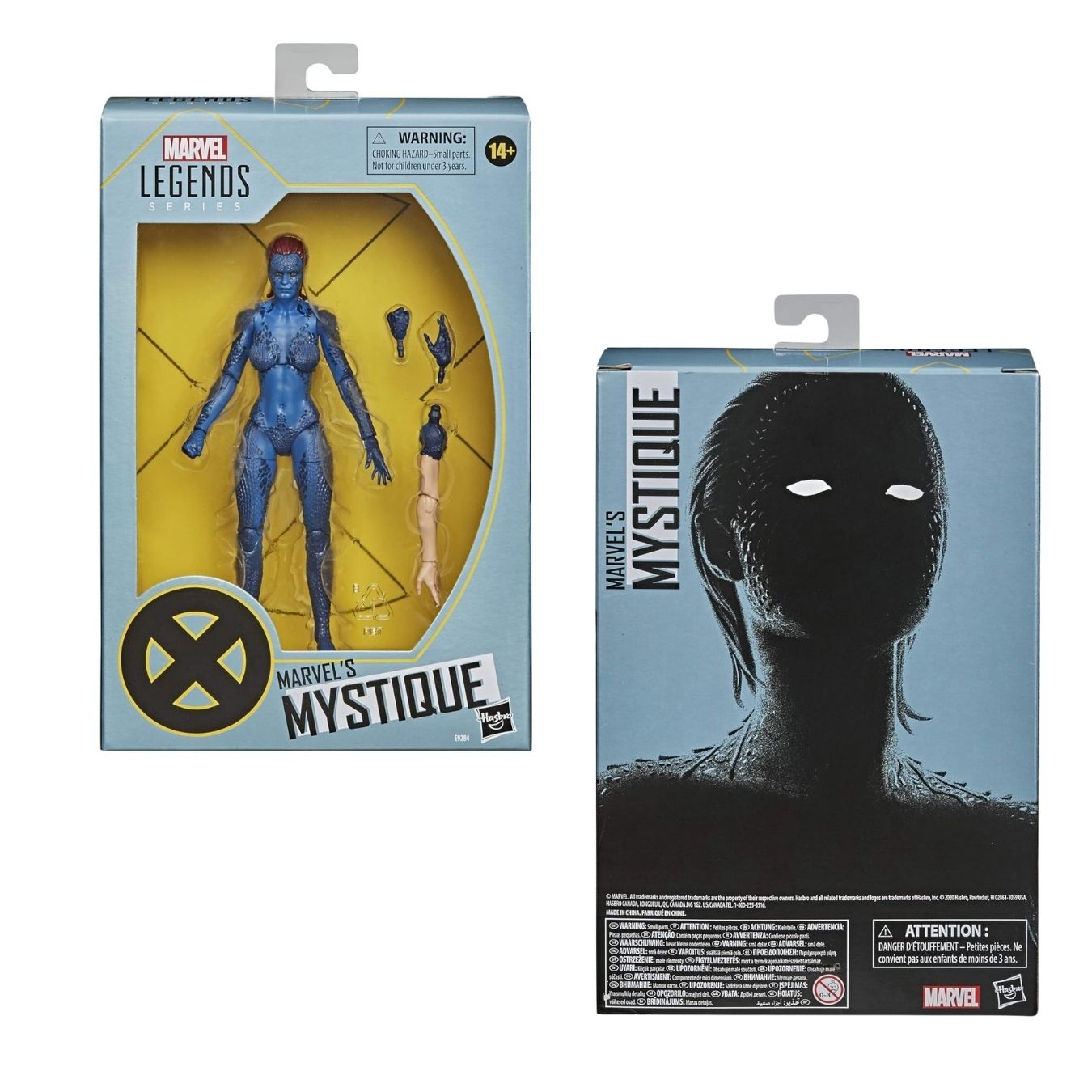 Mystique Poseable figure (15 cm) | Extra arm & hands | Brand - Hasbro
