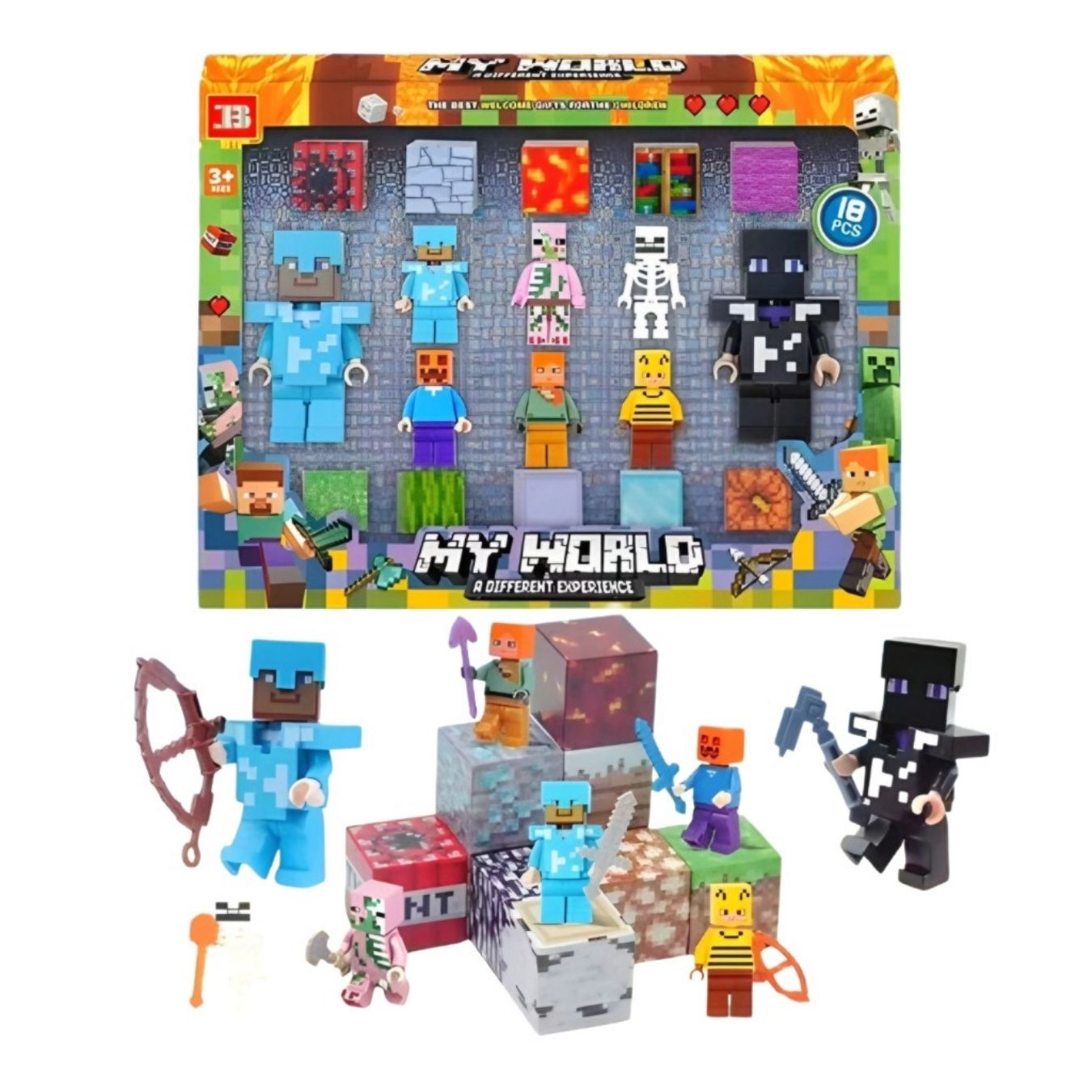 My World - Minicraft Minifigures & Building Blocks