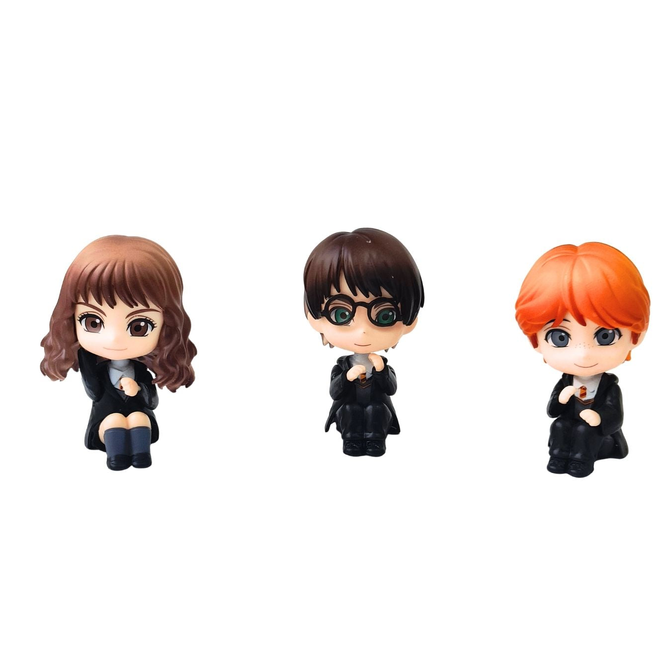 Harry Potter Trio Squatting (set of 3) (8 cm) | Harry Potter