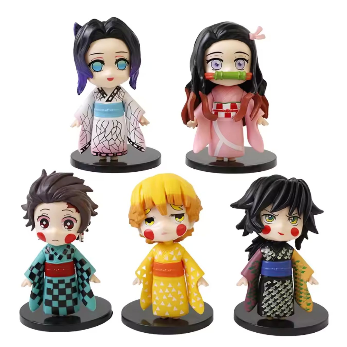 Entertainment District Disguises (8cm) - Set of 5 | Demon Slayer