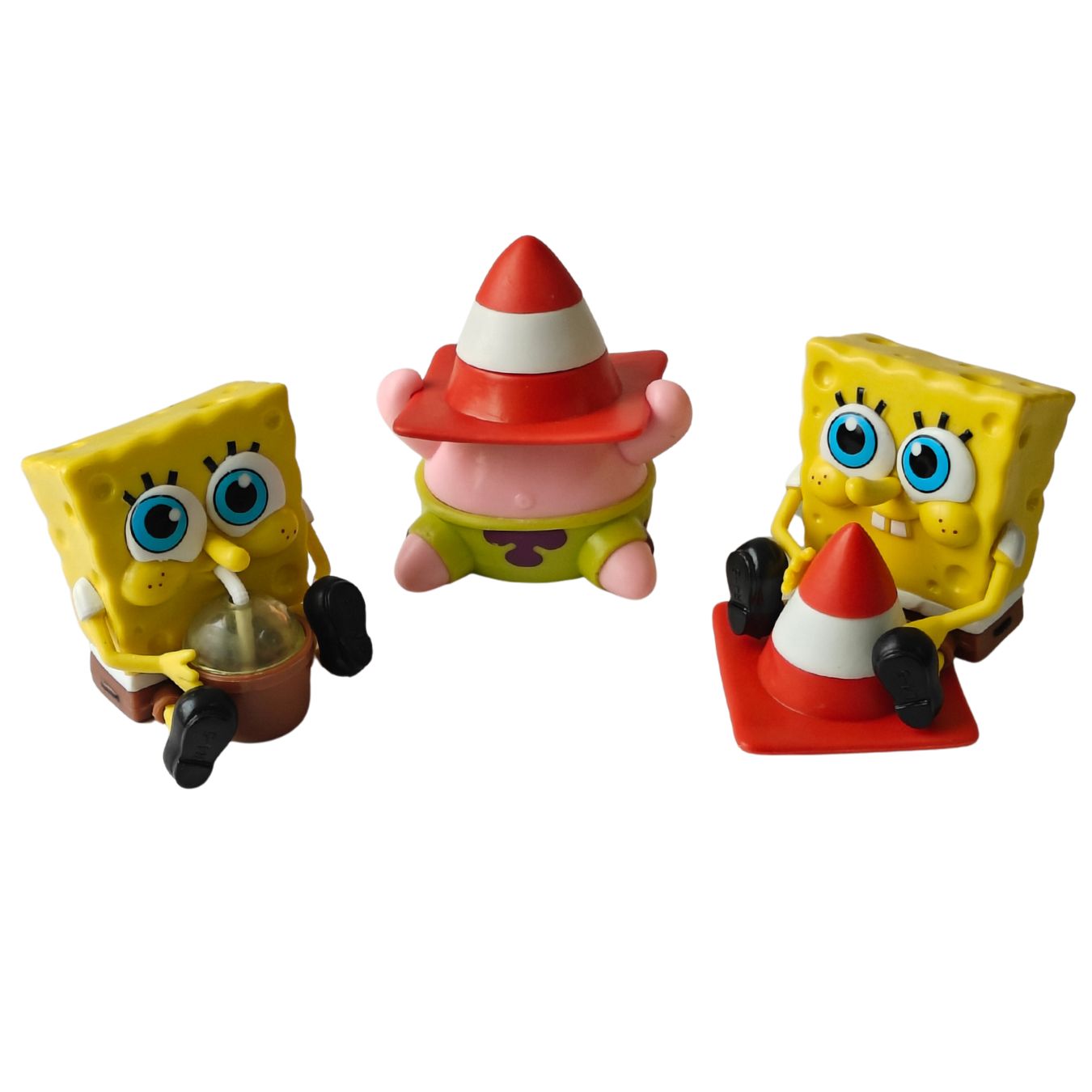 SpongeBob SquarePants & Patrick Star Mini Figure Set of 3 (5 - 6 cm)