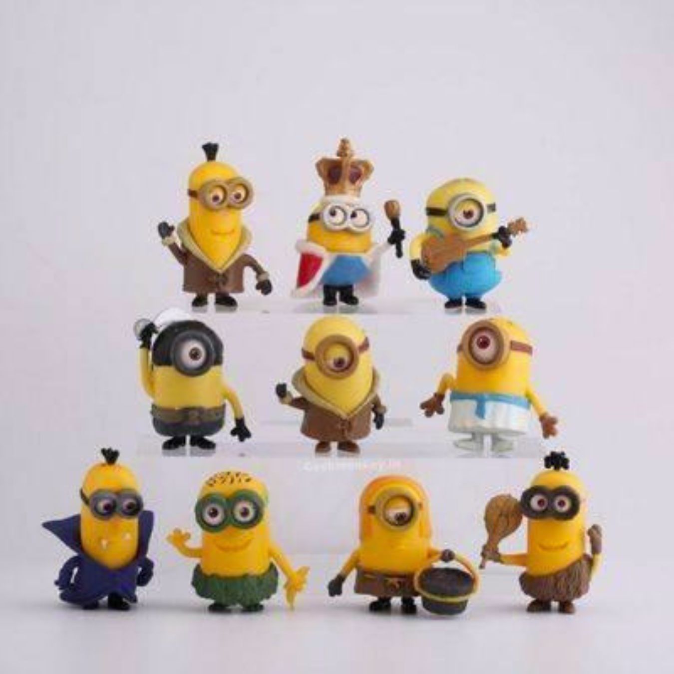 Minions set of 10 (6 - 10 cm)