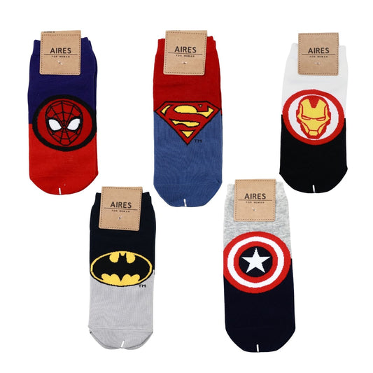 Marvel - Ped Socks - Set of 5