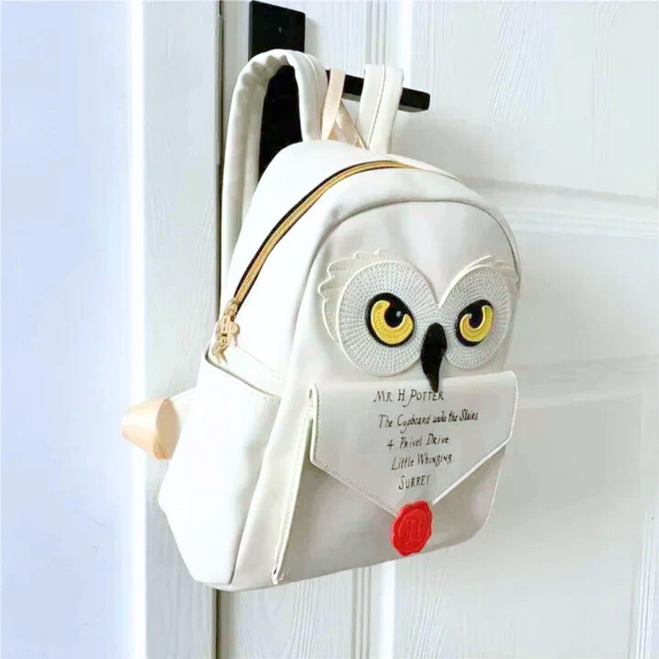 Hedwig with Letter Faux-Leather Ladies Bag (30*25*13 cm) with spacious & safety compartments | Harry Potter