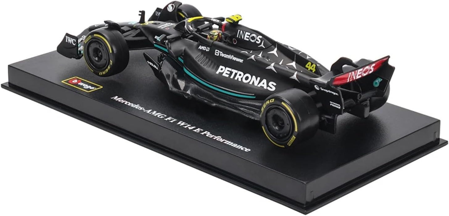 Mercedes-AMG F1 W4 Performance - 44 Lewis Hamilton (With Acrylic Case) | 1/43 scale Alloy Die Cast Replica Model Car | Brand - Burago