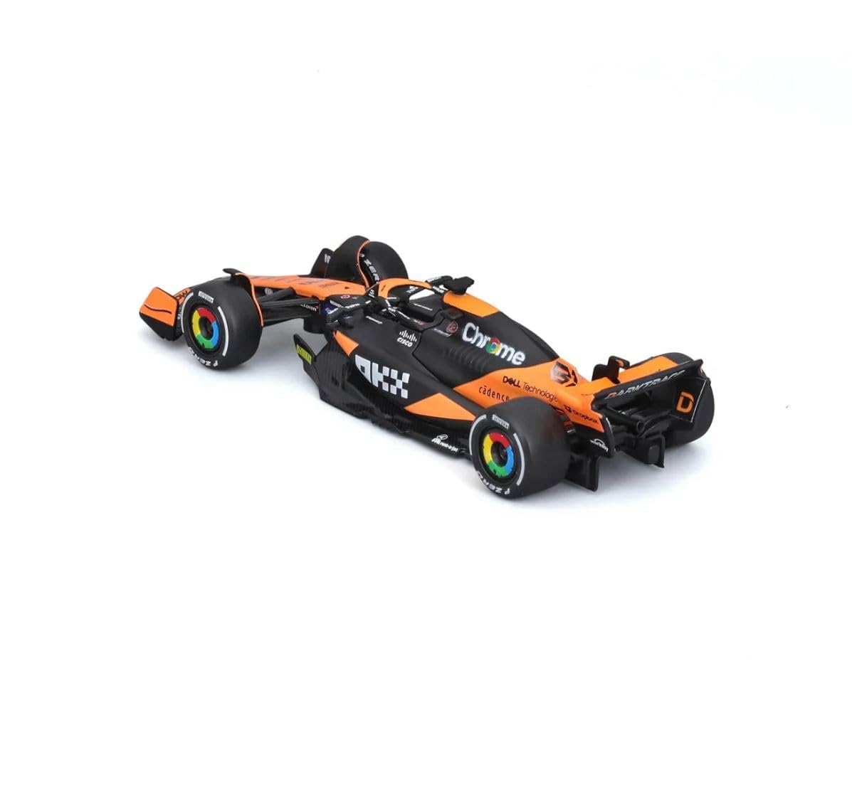 McLaren MCL38 Miami Gran Prix 2024 - 4 Lando Norris | 1/43 scale Alloy Die Cast Replica Model Car | Brand - Burago