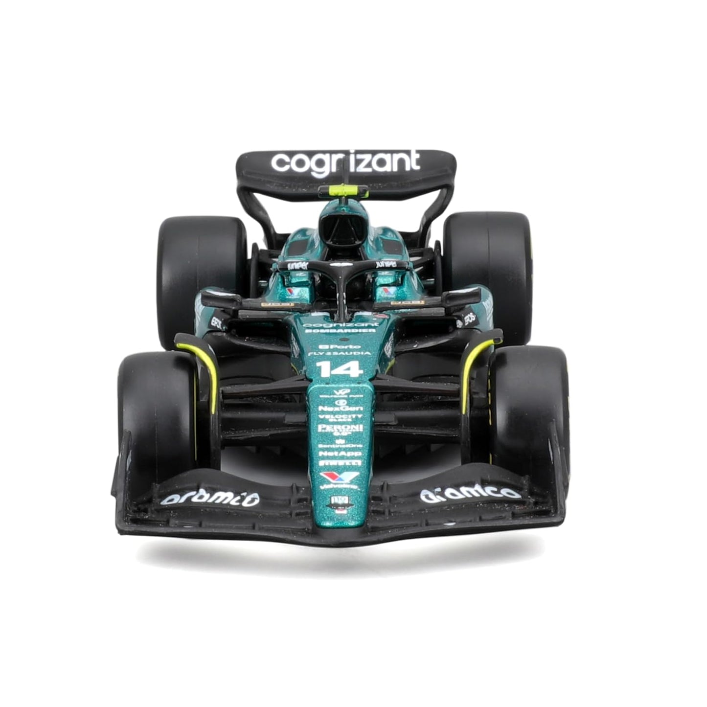 AMR23 - 14 Fernando Alonso | 1/43 scale Alloy Die Cast Replica Model Car | Brand - Burago