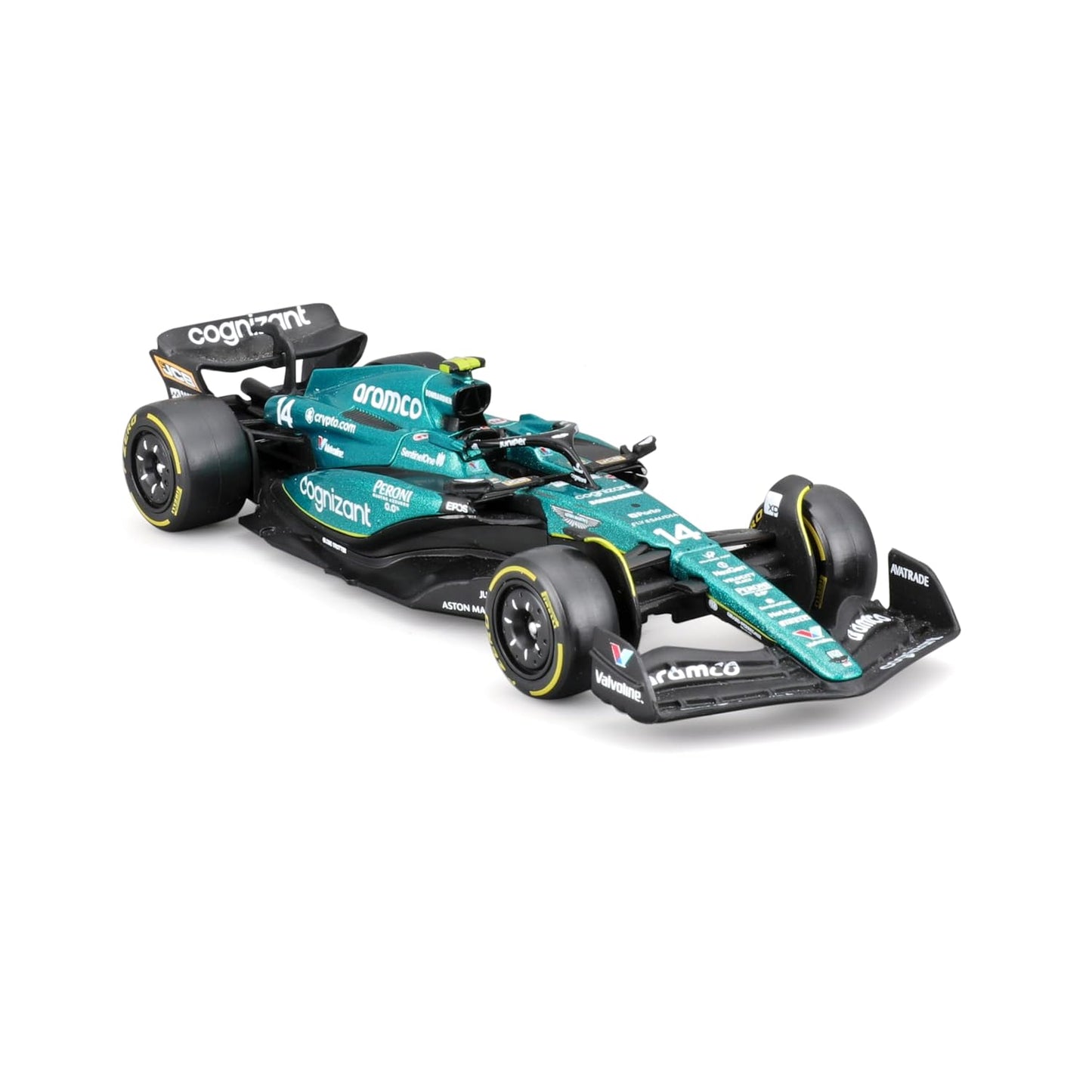 AMR23 - 14 Fernando Alonso | 1/43 scale Alloy Die Cast Replica Model Car | Brand - Burago