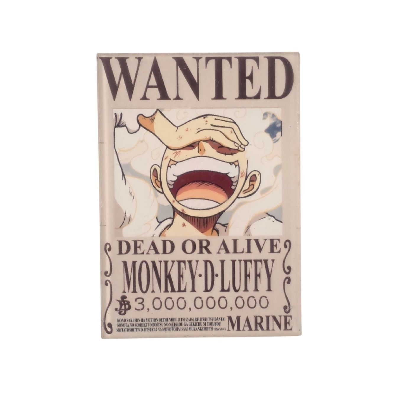 Luffy Wanted - Acrylic Fridge Magnet (7*5 cm) | One Piece