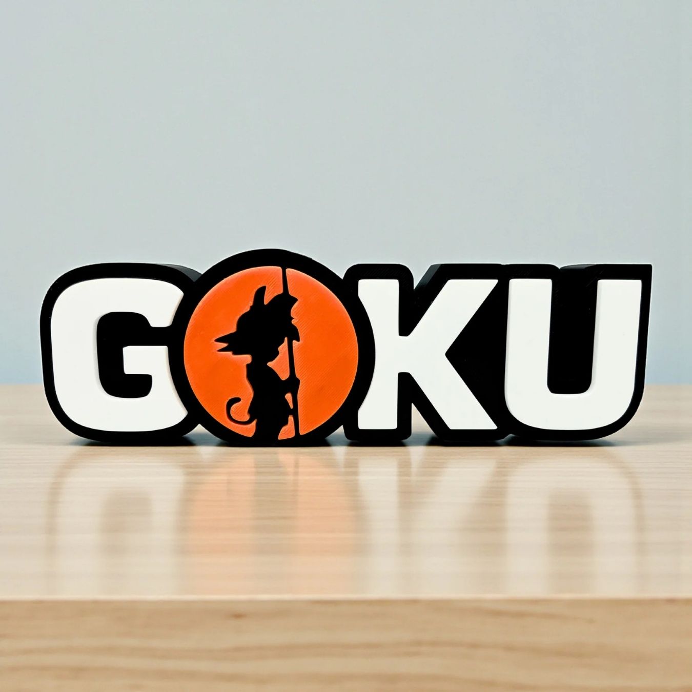 Kid Goku 3D Printed Logo - Tabletop / Wall hanging / Decor | Dragon Ball Z