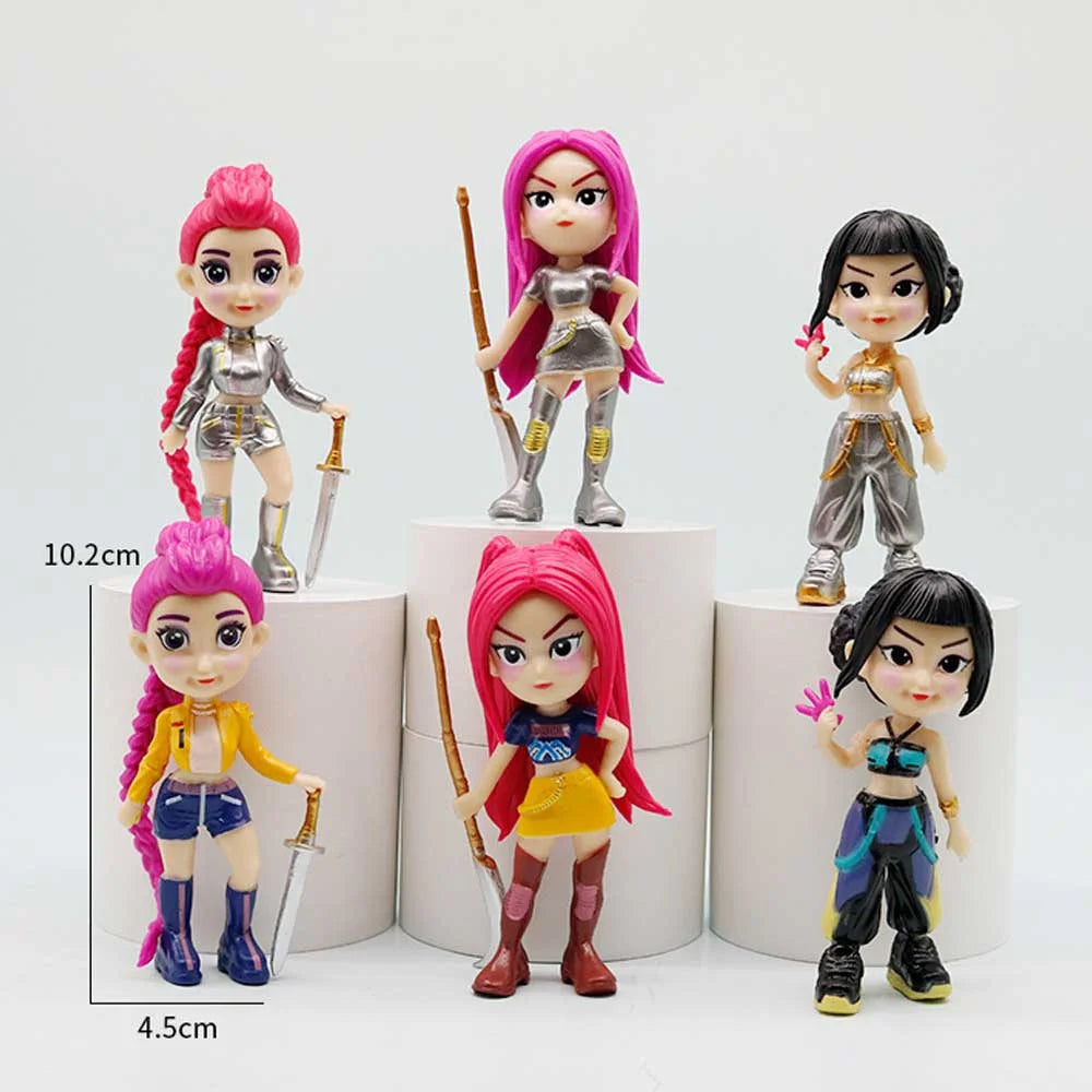 K-Pop Demon Hunter set of 6 (10cm)