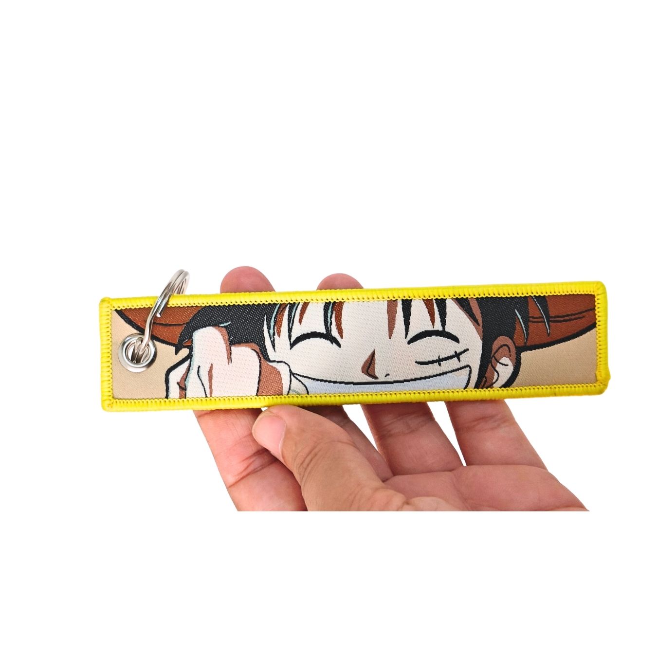 Luffy - One Piece | Double Sided Woven Keychain (13 cm)