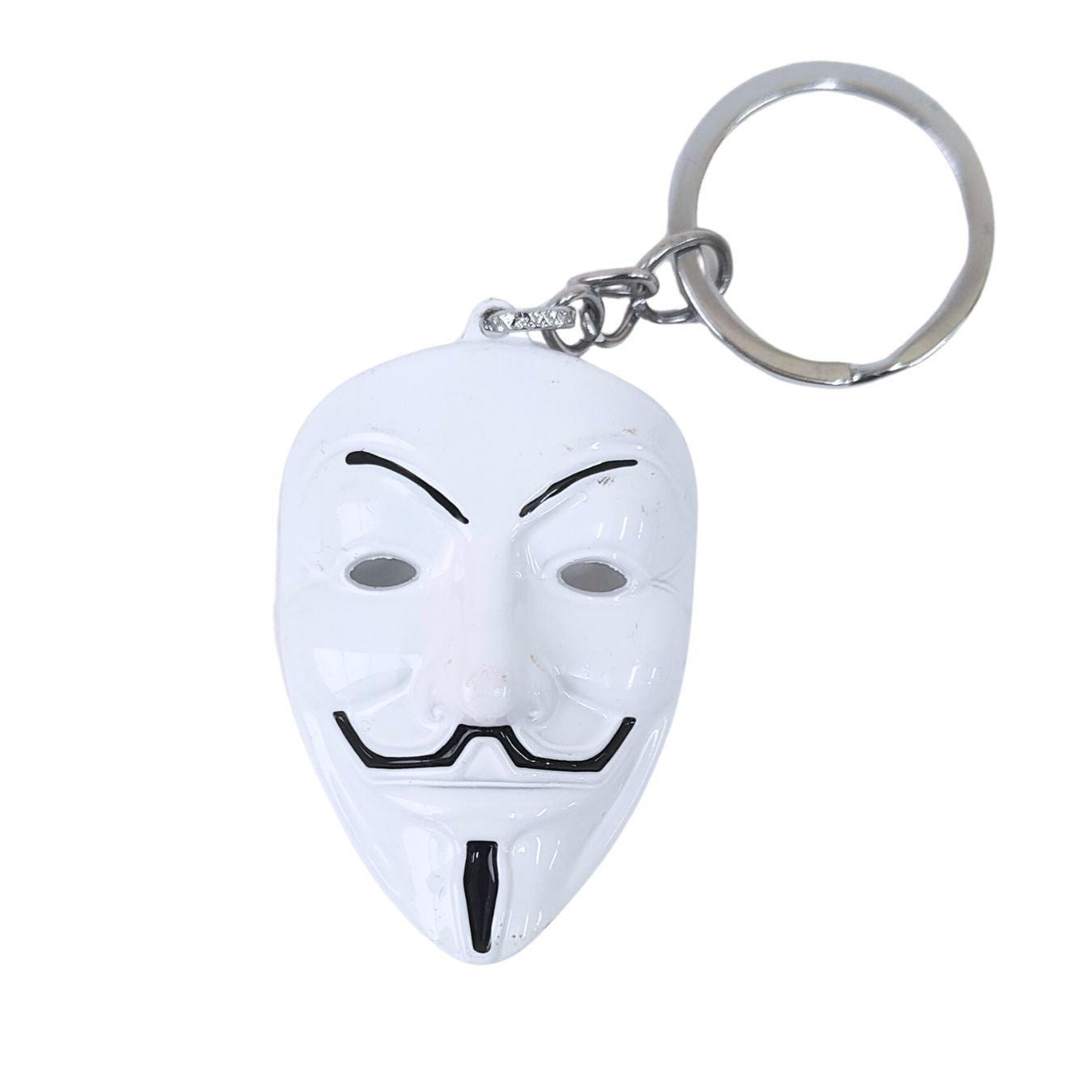 V for Vendetta Mask - Metal Keyring (5 cm)