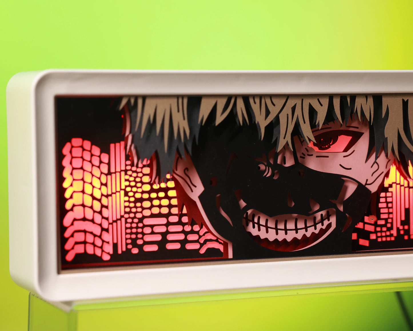 Ken - Tokyo Ghoul - 3D stencil lamp (USB/Battery Operated)