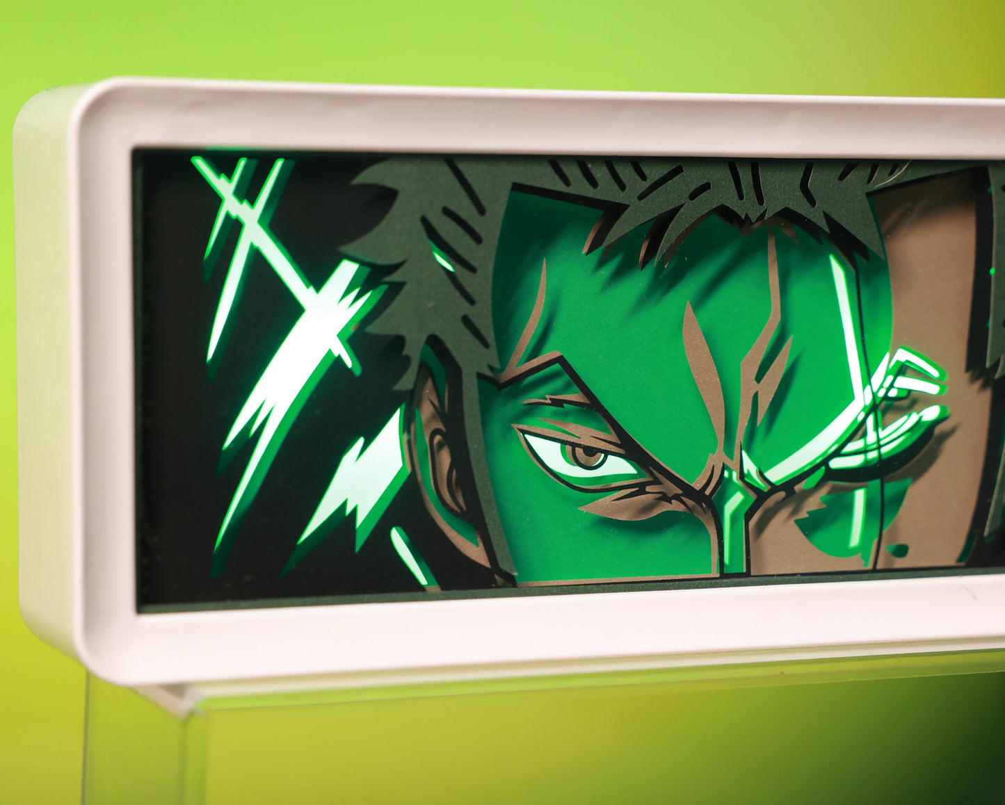 Zoro - One Piece - 3D stencil lamp (USB/Battery Operated)