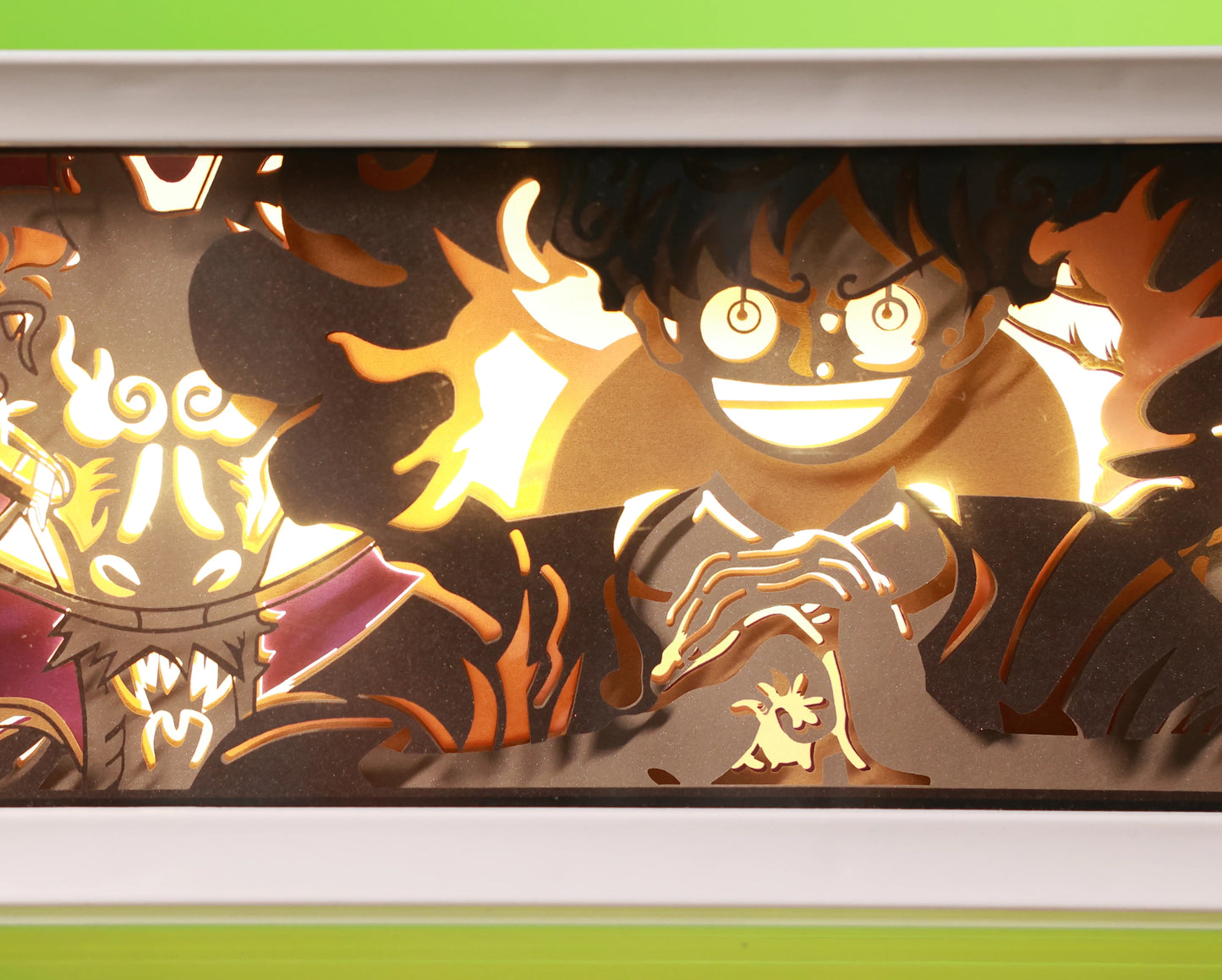 Luffy - One Piece - 3D stencil lamp (USB/Battery Operated)