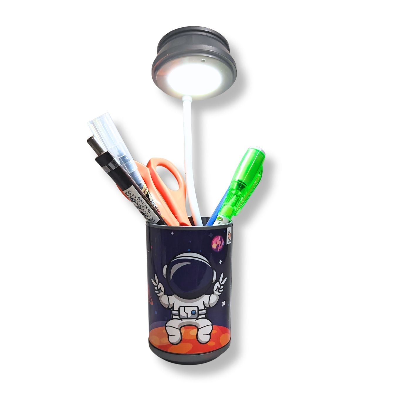 Astronaut Can - Rechargeable Table Lamp & Pen Holder