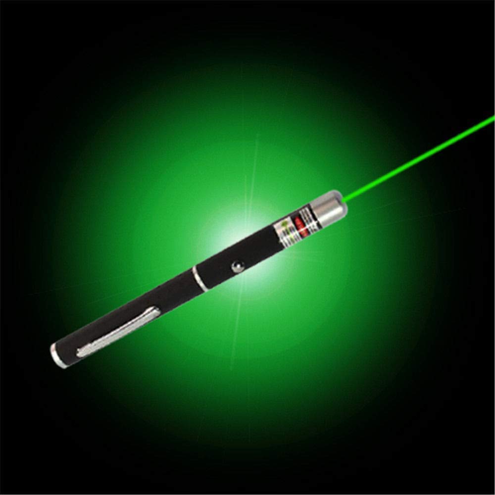 Green Laser Light Pen with Adjustable Cap to Change Design - for Presentations & Parties
